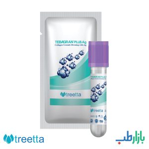 پودر کلاژن طباگرن پلاس نقره ترمیم زخم تریتا